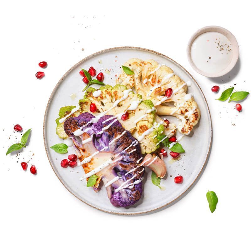 bedda vegane Aioli auf Gemüse