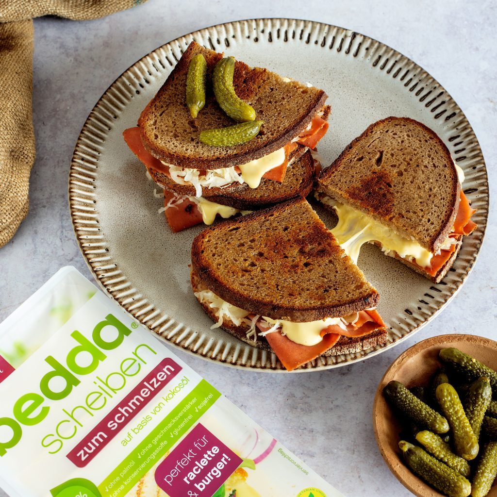Veganes Reuben-Sandwich