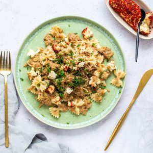 Nudeln mit karamellisiertem Kraut