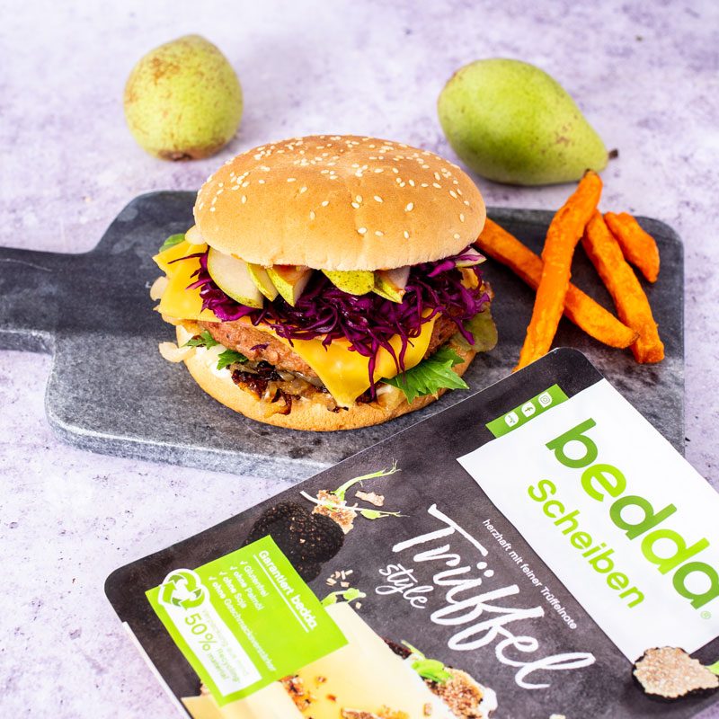 Veganer Trüffel-Burger